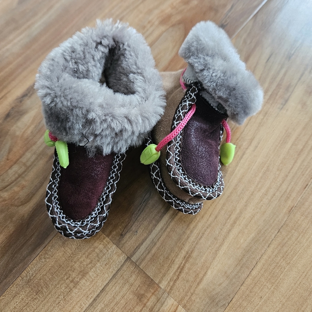Cozy Fur-Lined Baby Booties
